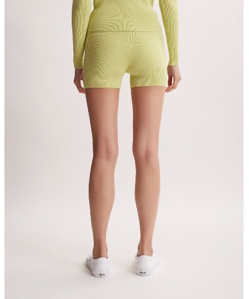 Saturdays NYC(サタデーズ ニューヨークシティ )の「Jiji Rib Knit Short(その他パンツ・レディース・ベージュ/ミント・S/M)」の5枚目の写真
