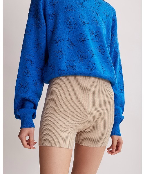 Saturdays NYC(サタデーズ ニューヨークシティ )の「Jiji Rib Knit Short(その他パンツ・レディース・ベージュ/ミント・S/M)」の6枚目の写真