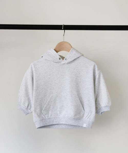 ooju（オージュ）の「【ooju】スウェットフーディー（パーカー・キッズ・ピンク/ブラック/アイボリー・1/3/4/2）」の7枚目の写真