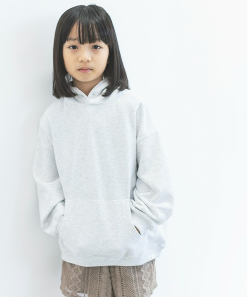 ooju（オージュ）の「【ooju】スウェットフーディー（パーカー・キッズ・ピンク/ブラック/アイボリー・1/3/4/2）」の4枚目の写真