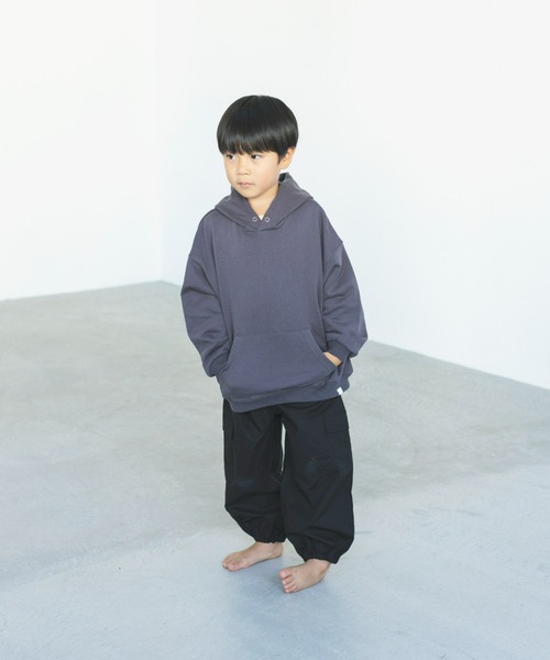 ooju（オージュ）の「【ooju】スウェットフーディー（パーカー・キッズ・ピンク/ブラック/アイボリー・1/3/4/2）」の15枚目の写真