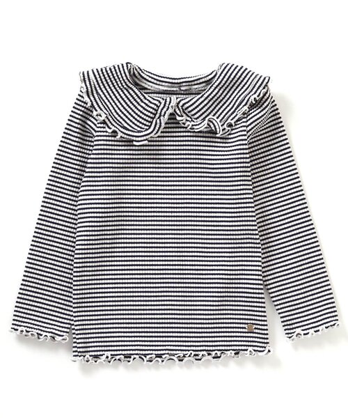 apres les cours（アプレレクール）の「フリルカラーTシャツ（Tシャツ/カットソー・キッズ・ピンク/アイボリー/その他2・80/90/100/130/140/110/120）」の4枚目の写真