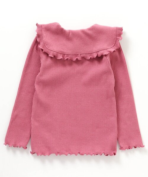 apres les cours（アプレレクール）の「フリルカラーTシャツ（Tシャツ/カットソー・キッズ・ピンク/アイボリー/その他2・80/90/100/130/140/110/120）」の10枚目の写真