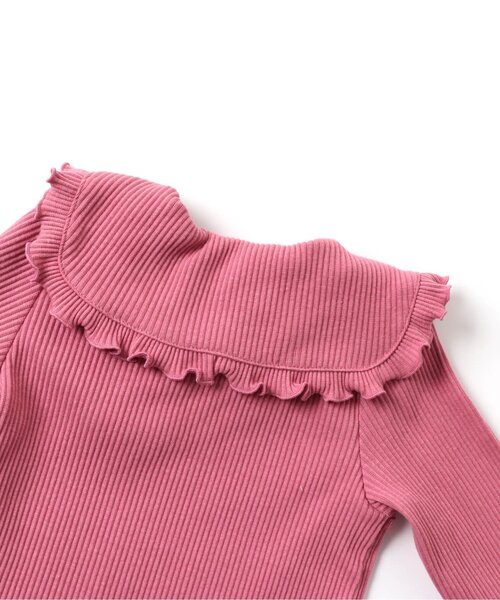 apres les cours（アプレレクール）の「フリルカラーTシャツ（Tシャツ/カットソー・キッズ・ピンク/アイボリー/その他2・80/90/100/130/140/110/120）」の12枚目の写真