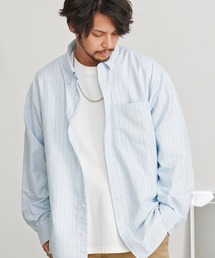 SILVER BULLET | 『NATURAL STORY/ナチュラルストーリー』T100％オックス＆ストライプBDシャツ(シャツ/ブラウス)