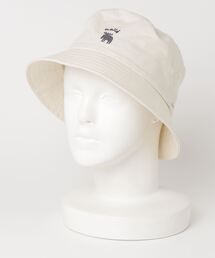 moz（モズ）の「moz/モズ　ツイルアイコン刺繍バケットハット（ハット）」