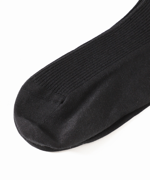 EDIT. FOR LULU（エディットフォールル）の「【KiwandaKiwanda/ キワンダキワンダ】SILK STANDARD SUPER OVER（ソックス/靴下・レディース・ホワイト/ブラック・FREE）」の12枚目の写真