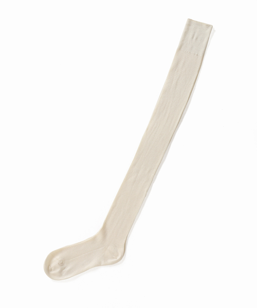 EDIT. FOR LULU（エディットフォールル）の「【KiwandaKiwanda/ キワンダキワンダ】SILK STANDARD SUPER OVER（ソックス/靴下・レディース・ホワイト/ブラック・FREE）」の8枚目の写真