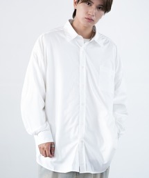 NULL（ヌル）の「【NULL】ストライプ＆無地 長袖シャツ（シャツ/ブラウス）」