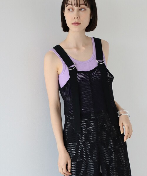 Ray BEAMS（レイビームス）の「Ray BEAMS / メッシュ キャミ ワンピース（ワンピース・レディース・オフホワイト/ブラック・ONE SIZE）」の12枚目の写真