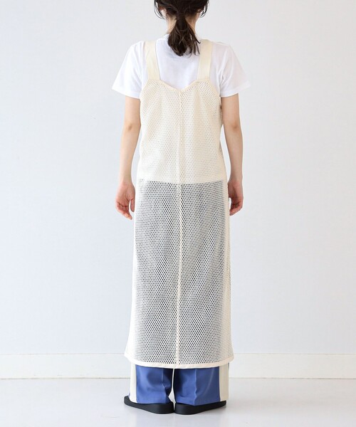 Ray BEAMS（レイビームス）の「Ray BEAMS / メッシュ キャミ ワンピース（ワンピース・レディース・オフホワイト/ブラック・ONE SIZE）」の20枚目の写真