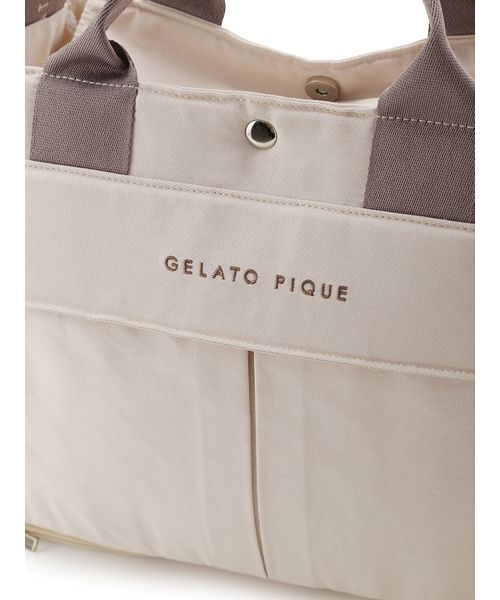 gelato pique(ジェラートピケ)の「【販路限定】2wayスクエアママバッグ(マザーズバッグ・レディース・ブラウン/ベージュ・FREE)」の21枚目の写真