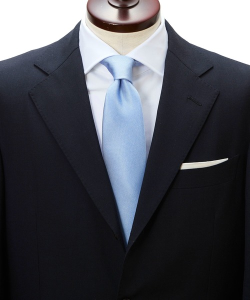 Cricket（クリケット）の「[クリケット] Cricket 綾織り ６色メランジ 無地 ネクタイ（ネクタイ・メンズ・ネイビー/ベージュ/ミント/ラベンダー/ピンク/ブルー/ターコイズブルー・FREE）」の8枚目の写真