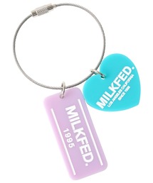 MILKFED. | HEART AND PLATE KEYCHAIN(キーホルダー)