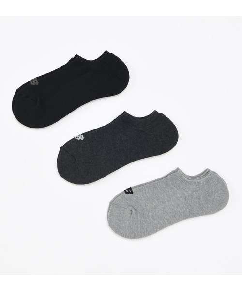 NEW BALANCE（ニューバランス）の「スニーカーレングス3Pソックス（ソックス/靴下・メンズ・その他/ブラック/ホワイト/その他2・MEDIUM/LARGE/X-LARGE）」の3枚目の写真