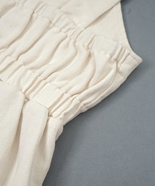 flower（フラワー）の「シェイプジャンパースカート（ジャンパースカート・レディース・ベージュ/アイボリー・FREE）」の15枚目の写真