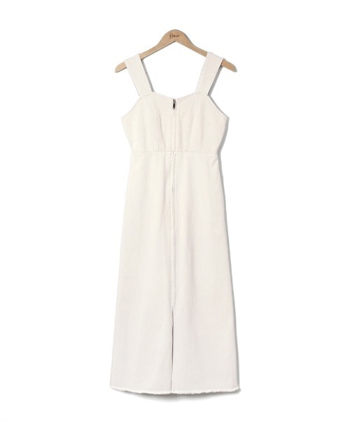 flower（フラワー）の「シェイプジャンパースカート（ジャンパースカート・レディース・ベージュ/アイボリー・FREE）」の22枚目の写真