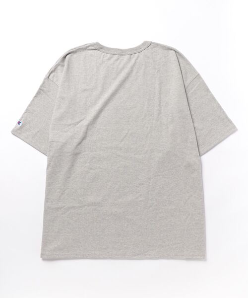 Champion（チャンピオン）の「【W】【it】【ut21】【CHAMPION】 7oz HERITAGE JERSEY　チャンピオン　ヘビーオンススーパービッグTシャツ（Tシャツ/カットソー・メンズ・ネイビー/ホワイト/グレー/ブラック/オートミール・XXX-LARGE/XX-LARGE）」の6枚目の写真
