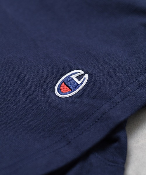Champion（チャンピオン）の「【W】【it】【ut21】【CHAMPION】 7oz HERITAGE JERSEY　チャンピオン　ヘビーオンススーパービッグTシャツ（Tシャツ/カットソー・メンズ・ネイビー/ホワイト/グレー/ブラック/オートミール・XXX-LARGE/XX-LARGE）」の8枚目の写真