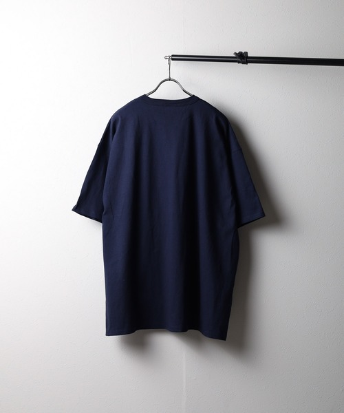 Champion（チャンピオン）の「【W】【it】【ut21】【CHAMPION】 7oz HERITAGE JERSEY　チャンピオン　ヘビーオンススーパービッグTシャツ（Tシャツ/カットソー・メンズ・ネイビー/ホワイト/グレー/ブラック/オートミール・XXX-LARGE/XX-LARGE）」の10枚目の写真