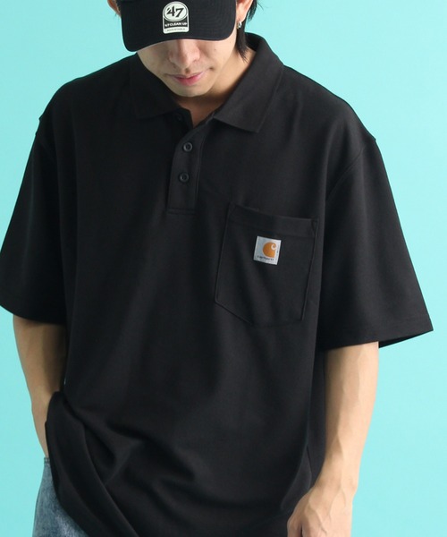 【Carhartt/カーハート】LOOSE FIT MIDWEIGHT SHORET SLEEVE POCKET POLO/ルーズフィット ミッドウェイト ショートスリーブポロ