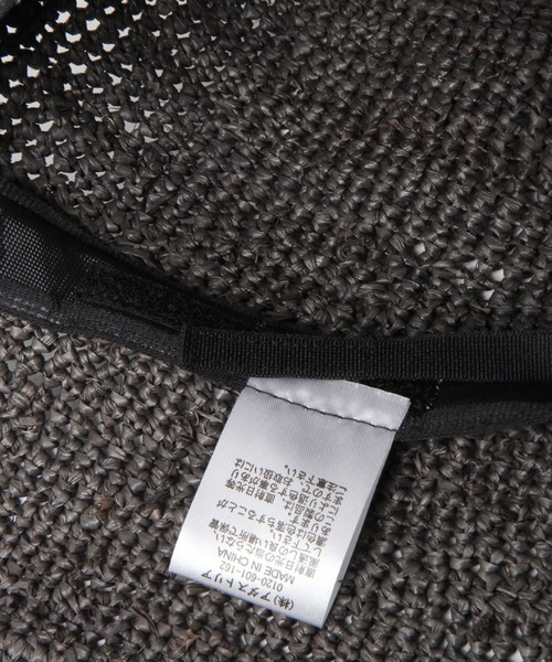 studio CLIP（スタディオクリップ）の「ラフィア細編みハット（ハット・レディース・チャコール/ナチュラル/ブラウン・FREE）」の11枚目の写真