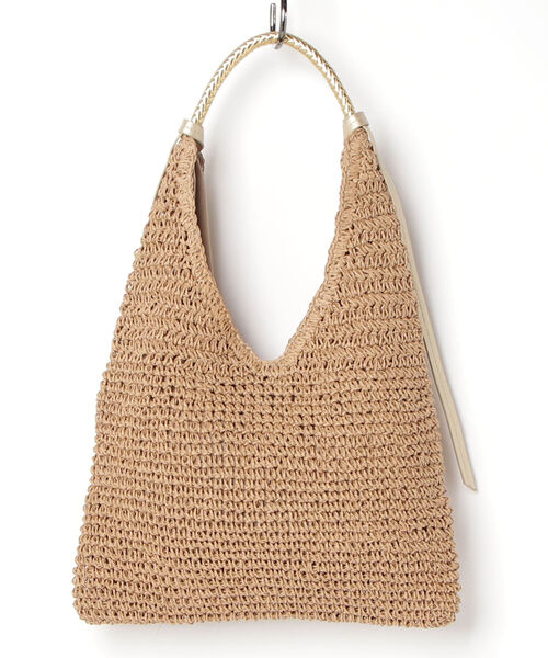 fredy emue（フレディエミュ）の「トライアングルペーパートートバッグ（トートバッグ・レディース・アイボリー/ベージュ・FREE）」の7枚目の写真