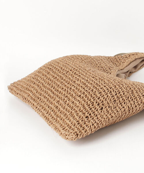 fredy emue（フレディエミュ）の「トライアングルペーパートートバッグ（トートバッグ・レディース・アイボリー/ベージュ・FREE）」の8枚目の写真