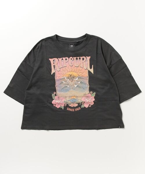 rip curl（リップカール）の「【RIPCURL（リップカール）】レディースロゴ半袖Tシャツ　BARRELLED HERITAGE CROP（Tシャツ/カットソー・レディース・ブラック系その他/ホワイト・SMALL/X-SMALL）」の12枚目の写真