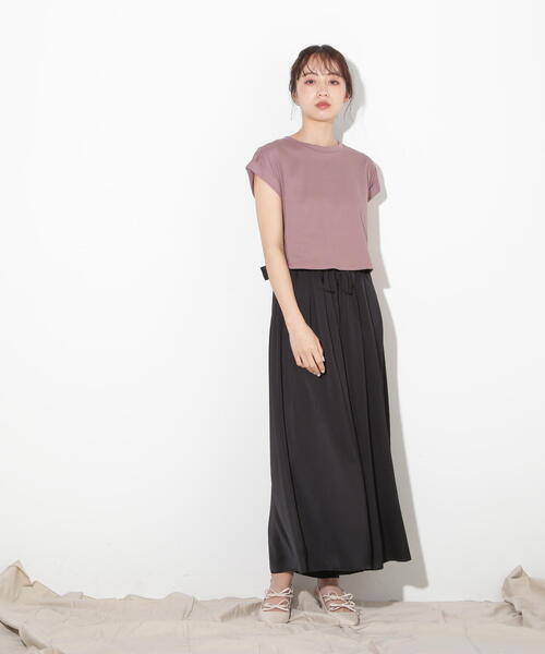 JILL by JILL STUART（ジルバイジルスチュアート）の「◇ボリュームワイドパンツ（その他パンツ・レディース・ブラック/グレー・FREE）」の7枚目の写真