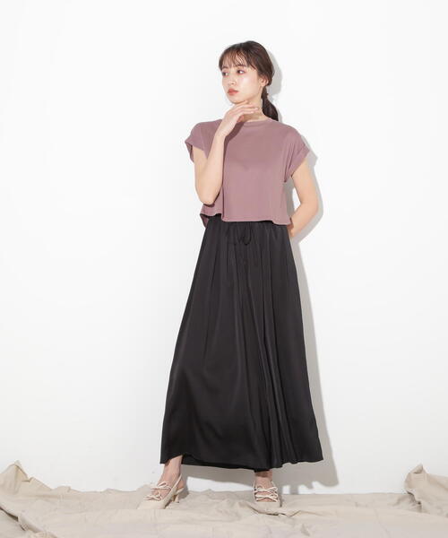 JILL by JILL STUART（ジルバイジルスチュアート）の「◇ボリュームワイドパンツ（その他パンツ・レディース・ブラック/グレー・FREE）」の8枚目の写真