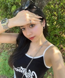 ▲Front Design Camisole / フロントロゴキャミソール タンクトップ