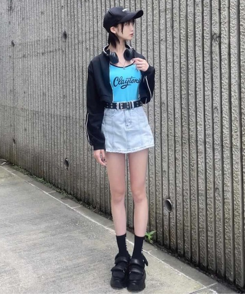 Chick（チック）の「▲Front Design Camisole / フロントロゴキャミソール タンクトップ（キャミソール・レディース・ブラック/レッド/ブルー/ホワイト・FREE）」の12枚目の写真