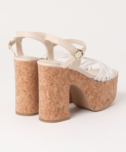 one wayザッカ（ワンウェイザッカ）の「クリアチューブサンダル（サンダル・レディース・ブラック/ベージュ・LARGE/SMALL/MEDIUM）」の4枚目の写真