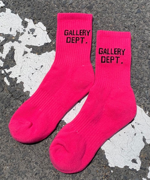 non-hedge(ノンヘッジ)の「2段ロゴソックス(ソックス/靴下・レディース・ブルー/ホワイト/ピンク/ブラック・F)」の4枚目の写真