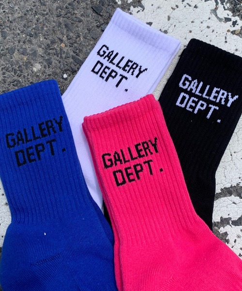 non-hedge(ノンヘッジ)の「2段ロゴソックス(ソックス/靴下・レディース・ブルー/ホワイト/ピンク/ブラック・F)」の6枚目の写真