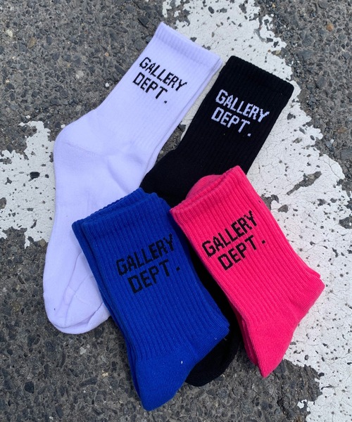 non-hedge(ノンヘッジ)の「2段ロゴソックス(ソックス/靴下・レディース・ブルー/ホワイト/ピンク/ブラック・F)」の7枚目の写真