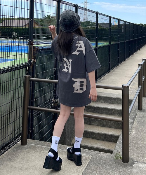 non-hedge(ノンヘッジ)の「2段ロゴソックス(ソックス/靴下・レディース・ブルー/ホワイト/ピンク/ブラック・F)」の13枚目の写真