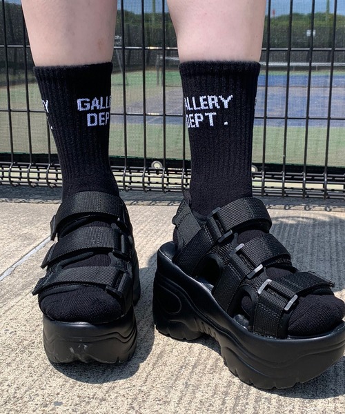 non-hedge(ノンヘッジ)の「2段ロゴソックス(ソックス/靴下・レディース・ブルー/ホワイト/ピンク/ブラック・F)」の14枚目の写真