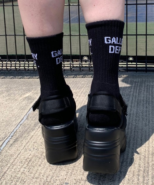 non-hedge(ノンヘッジ)の「2段ロゴソックス(ソックス/靴下・レディース・ブルー/ホワイト/ピンク/ブラック・F)」の16枚目の写真