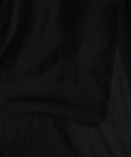 GALLEST（ギャレスト）の「シアークロップドシャツ（シャツ/ブラウス・レディース・ブラック/ダークグリーン/パープル系4・38）」の5枚目の写真