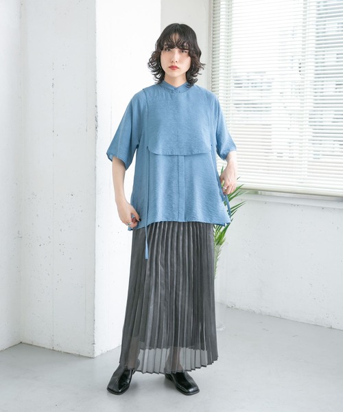 KBF（ケイビーエフ）の「グリッタープリーツスカート（スカート・レディース・ブラック/オフホワイト/グレー・ONE）」の16枚目の写真