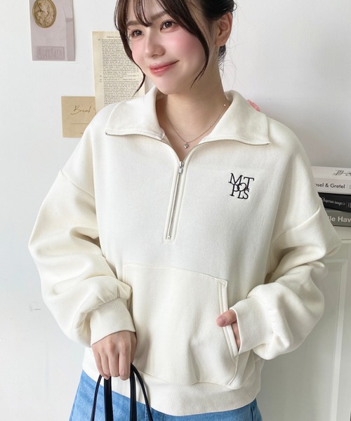 再再販！ セール】【累計販売枚数1万枚突破！】裏起毛ワンポイント刺繍 アイドル