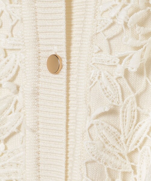 BEAMS HEART(ビームスハート)の「フロントレース ニットカーディガン(手洗い可能)(カーディガン/ボレロ・レディース・ホワイト系その他5/ブラック/ブラウン系その他4・FREE)」の20枚目の写真