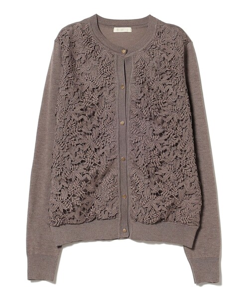 BEAMS HEART(ビームスハート)の「フロントレース ニットカーディガン(手洗い可能)(カーディガン/ボレロ・レディース・ホワイト系その他5/ブラック/ブラウン系その他4・FREE)」の21枚目の写真