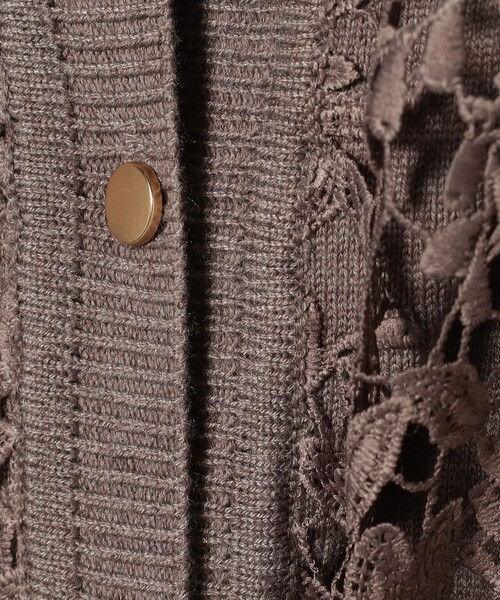 BEAMS HEART(ビームスハート)の「フロントレース ニットカーディガン(手洗い可能)(カーディガン/ボレロ・レディース・ホワイト系その他5/ブラック/ブラウン系その他4・FREE)」の22枚目の写真