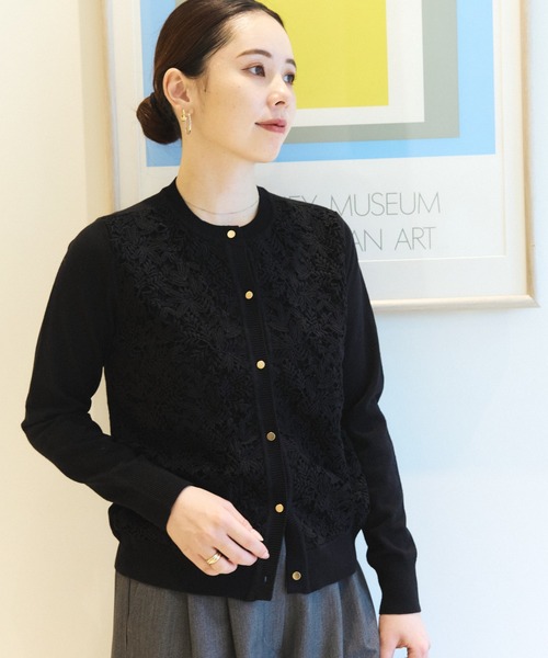 極美品　パラスパレス　定価30,800円　ウール　フロントボタン　カーディガン 極美品 パラスパレス 定価30,800円 ウール フロントボタン