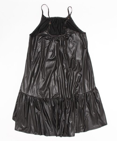 miclat（ミクラ）の「大きいサイズ　フェイクレザー調キャミワンピース　miclat（ワンピース・レディース・ブラウン/ブラック・L/LL/3L/4L/5L）」の3枚目の写真