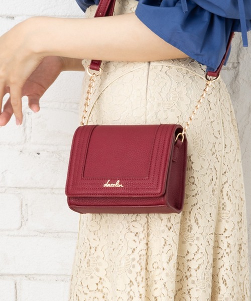 dazzlin(ダズリン)の「dazzlin/ダズリン シュリンクナノショルダーバッグ(ショルダーバッグ・レディース・ブルーグレー/ブラウン/ベージュ/アイボリー/ローズ/ブラック/グリーン/ボルドー/ベージュ系その他・FREE)」の8枚目の写真