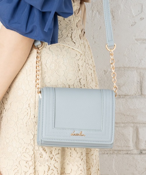 dazzlin(ダズリン)の「dazzlin/ダズリン シュリンクナノショルダーバッグ(ショルダーバッグ・レディース・ブルーグレー/ブラウン/ベージュ/アイボリー/ローズ/ブラック/グリーン/ボルドー/ベージュ系その他・FREE)」の4枚目の写真